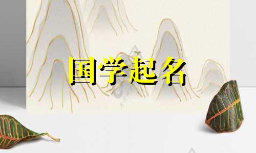 2020年农历8月24日新生儿好名字