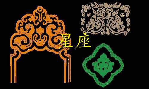 手绘权志龙星座分析图 包括Bigbang五个人的生日、年月日和星座