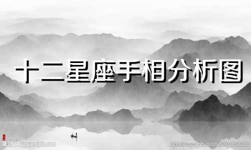 十二星座手相分析图 手相掌纹分析——生命线图1