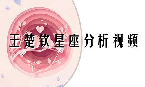 王楚钦星座分析视频 王楚钦是什么生肖