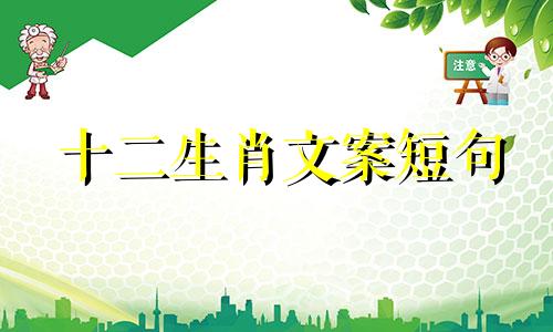 十二生肖文案短句 12生肖解析文字图片文案