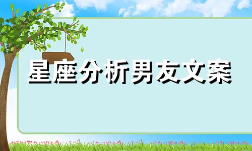 星座分析男友文案 十二星座文案短句
