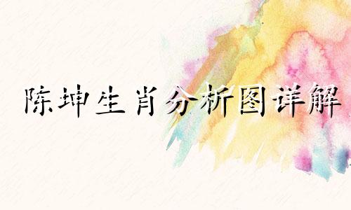 陈坤生肖分析图详解 有人知道陈坤的个人信息吗