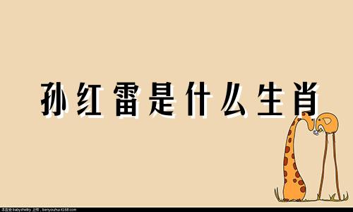 孙红雷是什么生肖 孙红雷和黄磊生肖分析