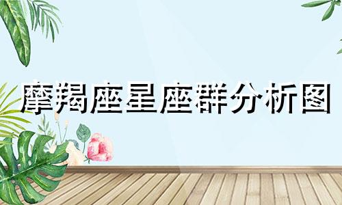 摩羯座星座群分析图 摩羯座是一个什么样的存在?