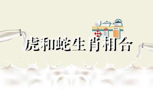 虎和蛇生肖相合 虎和蛇父母生什么生肖,蛇生肖应该生什么生肖