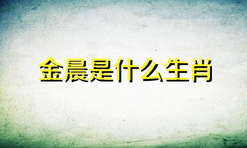 金晨是什么生肖 金晨属于什么生肖