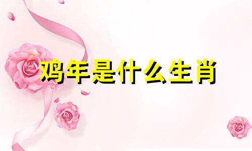 鸡年是什么生肖 1981年是什么生肖