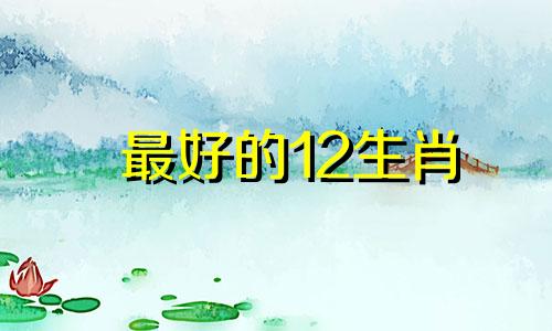 最好的12生肖 十二生肖和十二生肖