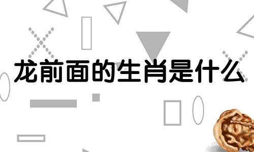 龙前面的生肖是什么 如何区分十二生肖中的第一个和最后一个星座