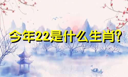 今年22是什么生肖? 2023年22岁是什么生肖?