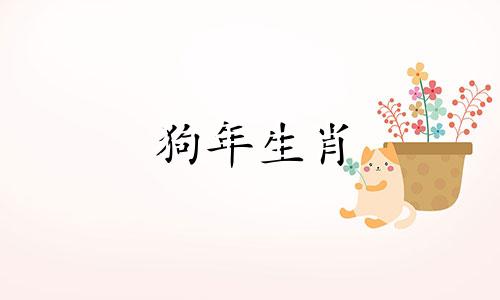 狗年生肖 狗今年是什么生肖