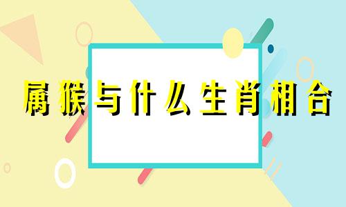 属猴与什么生肖相合 与属猴相合的生肖