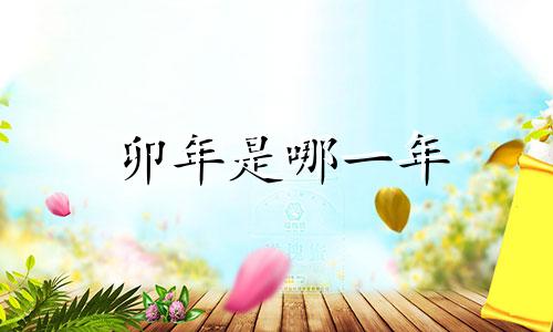 卯年是哪一年 十二生肖60年循环