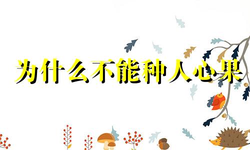 为什么不能种人心果 在家养人心果的风水禁忌