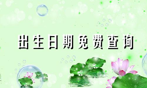 出生日期免费查询 孩子姓名出生年月日五要素查询 出生日期和汉字免费计算