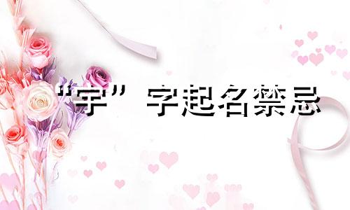 “宇”字起名禁忌 推荐带“宇”字的名字有寓意