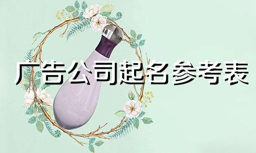 广告公司起名参考表 简单又高端的企业名称