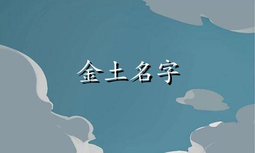 金土名字 金土男孩名字