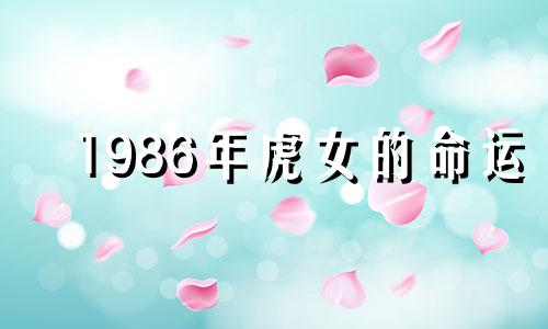 1986年虎女的命运