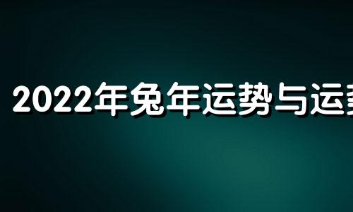 2022年兔年运势与运势 2022年兔年运势与运势