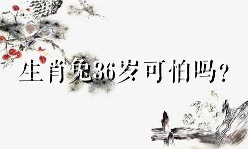 生肖兔36岁可怕吗? 2023年兔年,你的事业和财务运势如何?