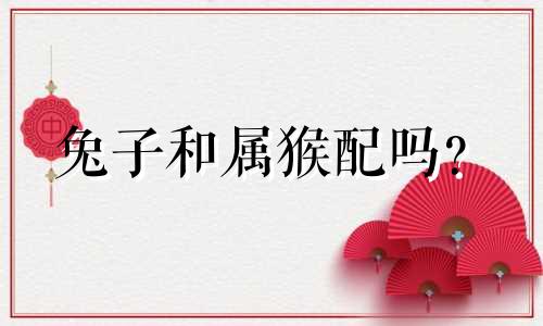 兔子和属猴配吗？