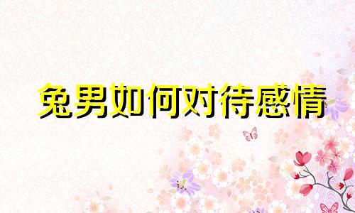 兔男如何对待感情