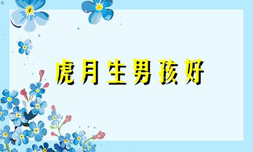 虎月生男孩好