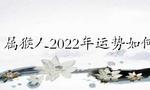 属猴人2022年运势如何?