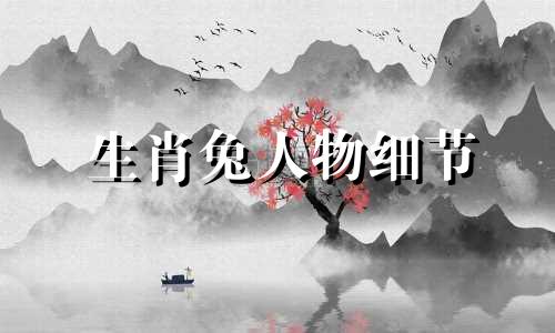 生肖兔人物细节