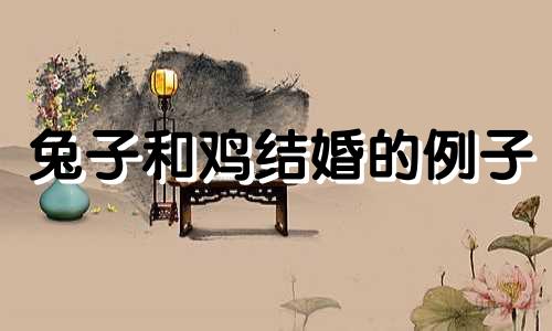 兔子和鸡结婚的例子