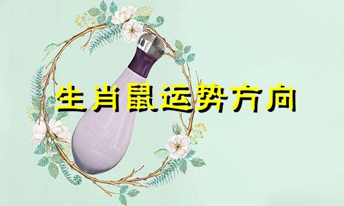 生肖鼠运势方向