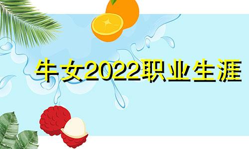 牛女2022职业生涯