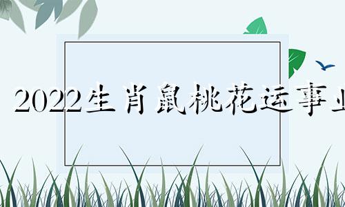 2022生肖鼠桃花运事业