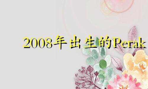 2008年出生的Perak Fire是一个属鼠人。