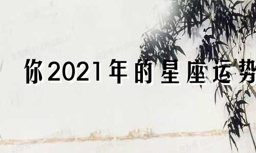 你2021年的星座运势