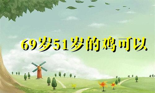 69岁51岁的鸡可以
