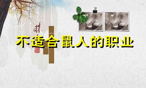 不适合鼠人的职业