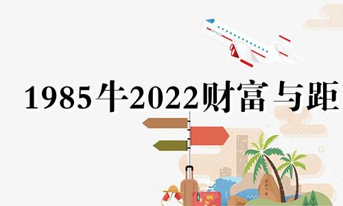 1985牛2022财富与距离
