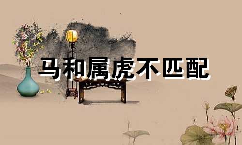 马和属虎不匹配