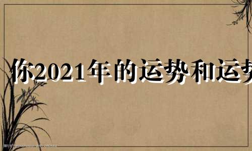 你2021年的运势和运势