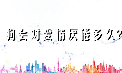 狗会对爱情厌倦多久?