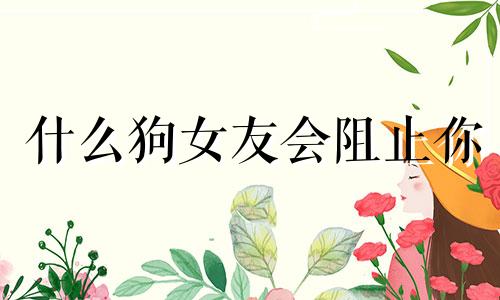 什么狗女友会阻止你