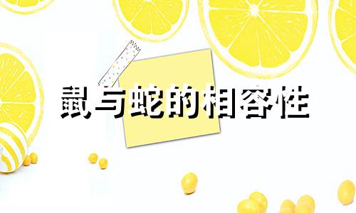 鼠与蛇的相容性