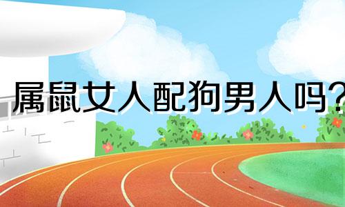 属鼠女人配狗男人吗?