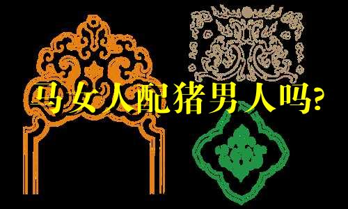 马女人配猪男人吗?