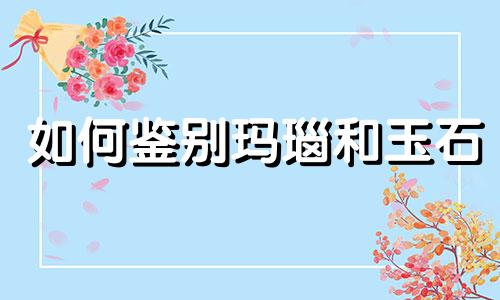 如何鉴别玛瑙和玉石