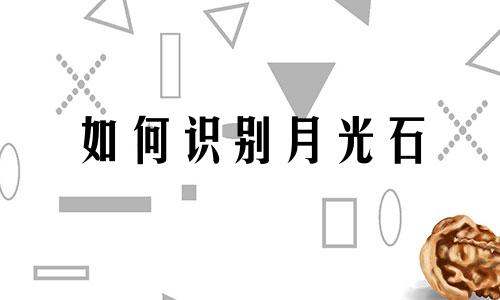 如何识别月光石