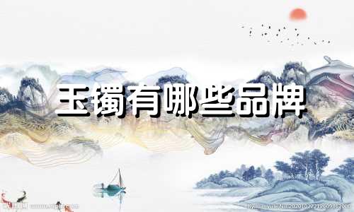 玉镯有哪些品牌